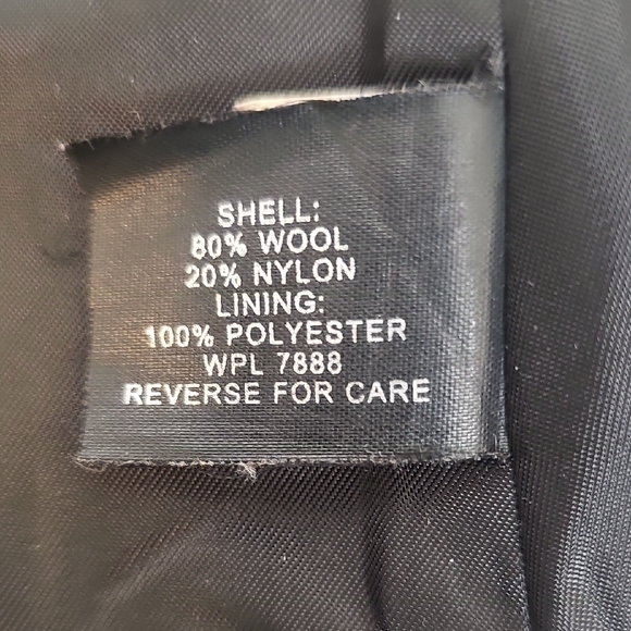 Anne Klein Black Hooded Trench Coat - Picture 5 of 5